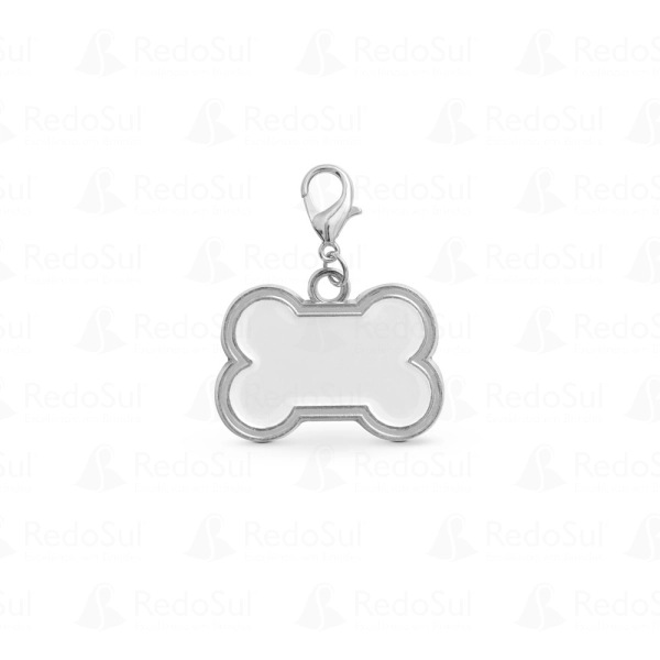 Chaveiro personalizado em formato de osso Chaveiro personalizado em formato de osso